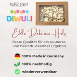 DIWULI Tisch-Konfetti aus Holz Happy Halloween Set