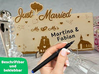 DIWULI Tischschild Just Married