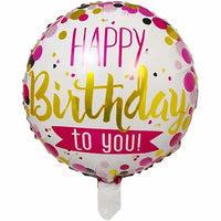 DIWULI Happy Birthday Ballon Edel