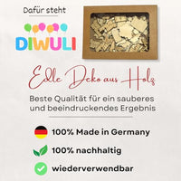 DIWULI Tisch-Konfetti aus Holz Happy Birthday Fussball