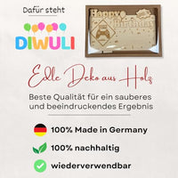 DIWULI Tischschild Happy Birthday Gaming