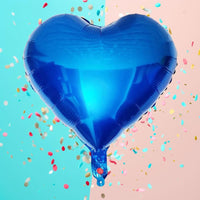 DIWULI XL Herzballon Blau