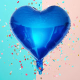 DIWULI XL Herzballon Blau
