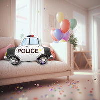 DIWULI Polizei-Auto Luftballon