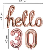 DIWULI, hello 30 Luftballon, Roségold