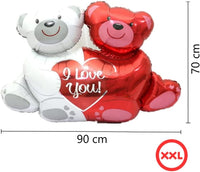 DIWULI I love you Luftballon Bär XXL