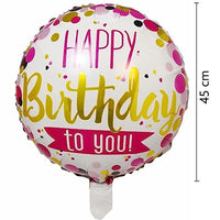 DIWULI Happy Birthday Ballon Edel