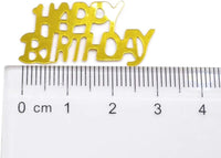 DIWULI, Happy Birthday Konfetti gold