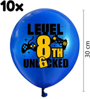 DIWULI Level 8 Unlocked Ballons 10 Stück