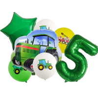 DIWULI Traktor Geburtstag Deko 5 Jahre Set