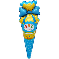 DIWULI Schultüte Ballon Blau