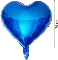 DIWULI XL Herzballon Blau