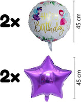 DIWULI Geburtstagsdeko Schmetterling Deko 4 Jahre Set