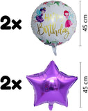 DIWULI Geburtstagsdeko Schmetterling Deko 4 Jahre Set