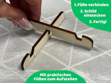 DIWULI Tischschild Just Married
