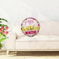 DIWULI Happy Birthday Ballon Edel