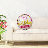 DIWULI Happy Birthday Ballon Edel