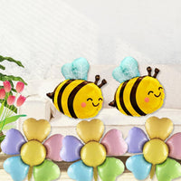 DIWULI Biene Blumen Ballon-Set