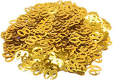 DIWULI, Geburtstags Zahlen-Konfetti Gold, Zahl 60