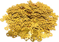 DIWULI Geburtstags Zahlen-Konfetti Gold, Zahl 30