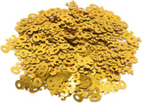 DIWULI Geburtstags Zahlen-Konfetti Gold, Zahl 30
