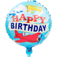DIWULI Geburtstags Flugzeug Luftballon Happy Birthday