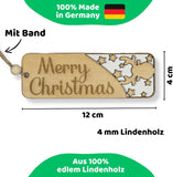 DIWULI Geschenkanhänger Weihnachten Rentier