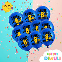 DIWULI Level 8 Unlocked Ballons 10 Stück