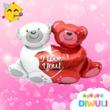 DIWULI I love you Luftballon Bär XXL