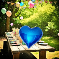 DIWULI XL Herzballon Blau