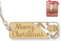 DIWULI Geschenkanhänger Weihnachten Weihnachtsmann