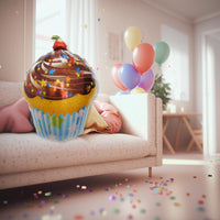 DIWULI Cupcake Luftballon
