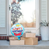 DIWULI Geburtstags Flugzeug Luftballon Happy Birthday