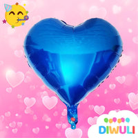 DIWULI XL Herzballon Blau