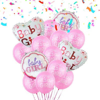 DIWULI Ballon-Set zur Geburt 14 TEILE