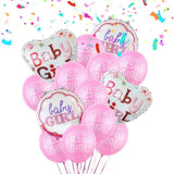 DIWULI Ballon-Set zur Geburt 14 TEILE