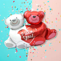 DIWULI I love you Luftballon Bär XXL
