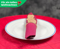 DIWULI Serviettenringe Weihnachten - Weihnachtsmann