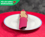 DIWULI Serviettenringe Weihnachten - Weihnachtsmann