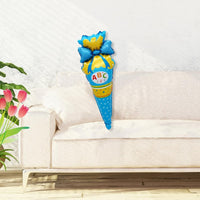 DIWULI Schultüte Ballon Blau