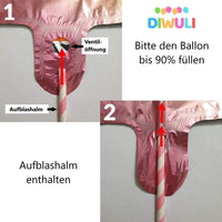 DIWULI Luftballon 40 Geburtstag XL Sweet Donut
