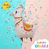 DIWULI Alpaka Lama Luftballon