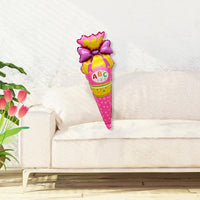 DIWULI Schultüte Ballon Pink