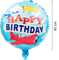 DIWULI Geburtstags Flugzeug Luftballon Happy Birthday