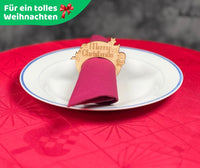 DIWULI Serviettenringe Weihnachten - Merry Christmas