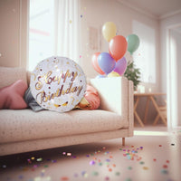 DIWULI edler Geburtstags Luftballon Happy Birthday