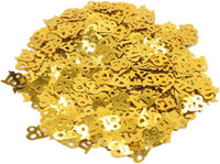DIWULI Geburtstags Zahlen-Konfetti Gold, Zahl 18