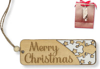 DIWULI Geschenkanhänger Weihnachten Rentier
