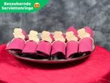DIWULI Serviettenringe Weihnachten - Weihnachtsmann
