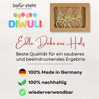 DIWULI Serviettenringe Weihnachten - Weihnachtsbaum